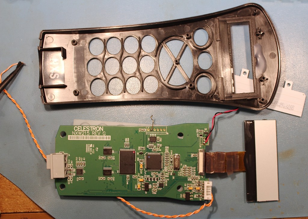 On the bench - the controller is ready for probing.