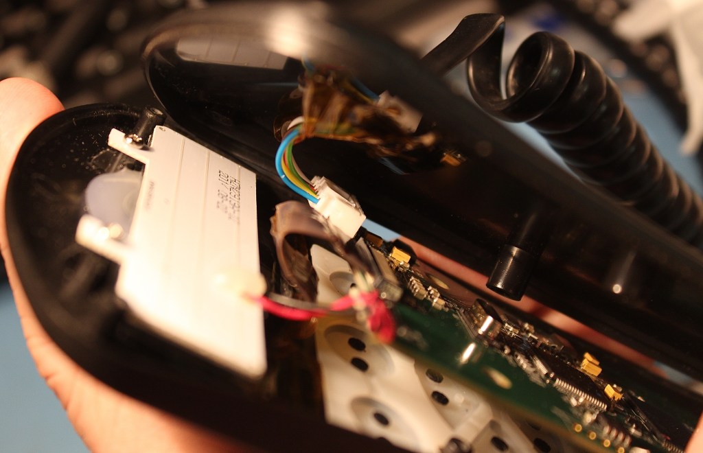 g the telescope cable/flex-print interference with Kapton tape. The conductors are quite stiff!